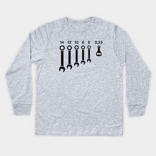 Wrench / wrenches beer bottle opener tools Kids Long Sleeve T-Shirt